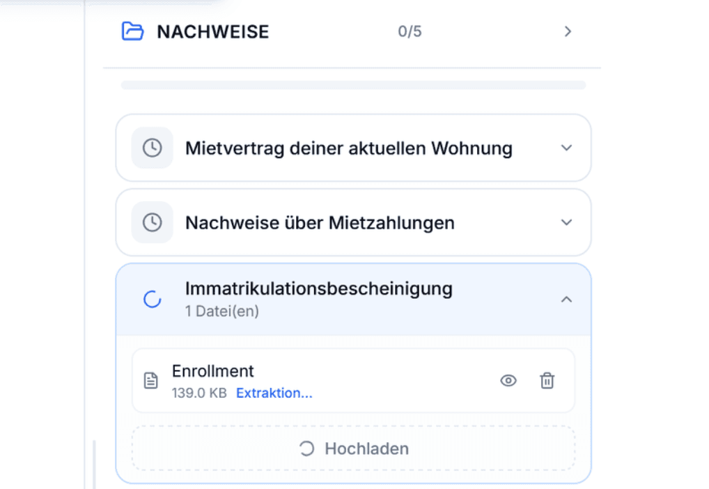 Auto-Form Fill – Dokumentenextraktion