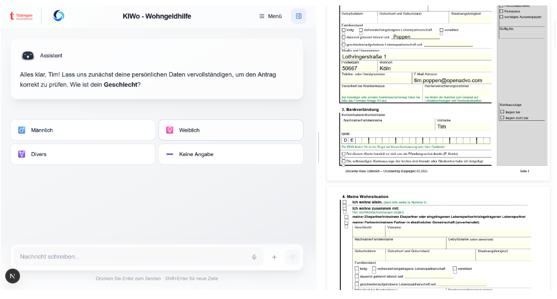 AI Validation – UI (Echtzeitprüfung)
